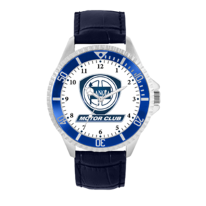 Lancia Motor Club - The Sports Watch with Blue Leather Strap